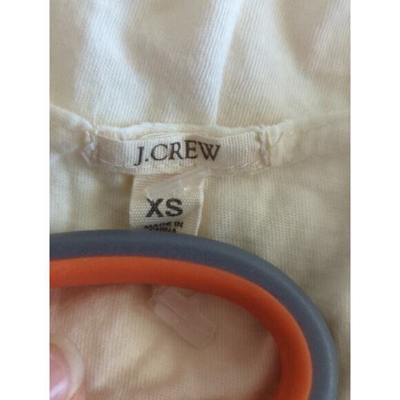 J. Crew Layering Cream Tiered Ruffle Sequin Scoop Neck Tank Top Blouse Size XS - Picture 10 of 10